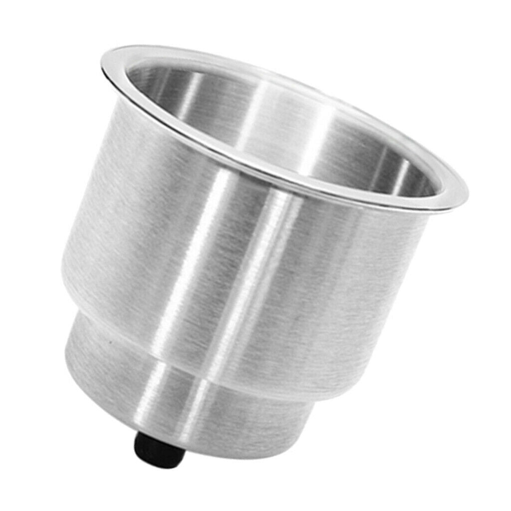 Stainless Steel Cup Drink Holder Brushed For Marine Boat RV Camper Truck