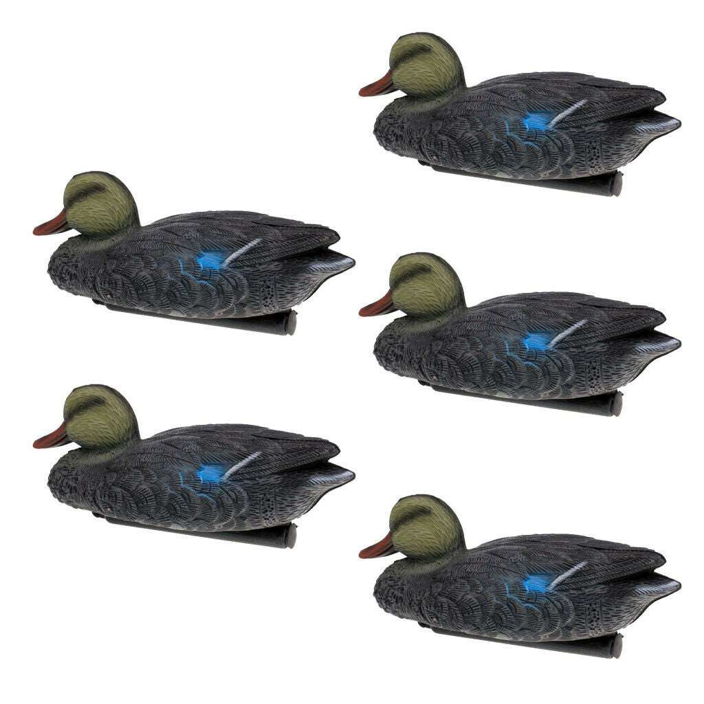 5 Pieces/Pack Lifelike Mallard Duck Decoy
