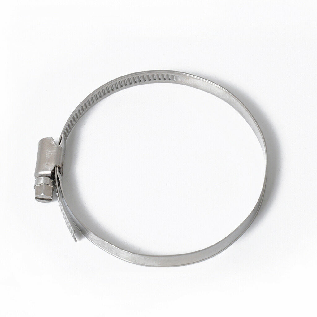 10 Stainless Steel Adjustable Screw Band Hose Clamp Fuel Line Worm Gear Clip