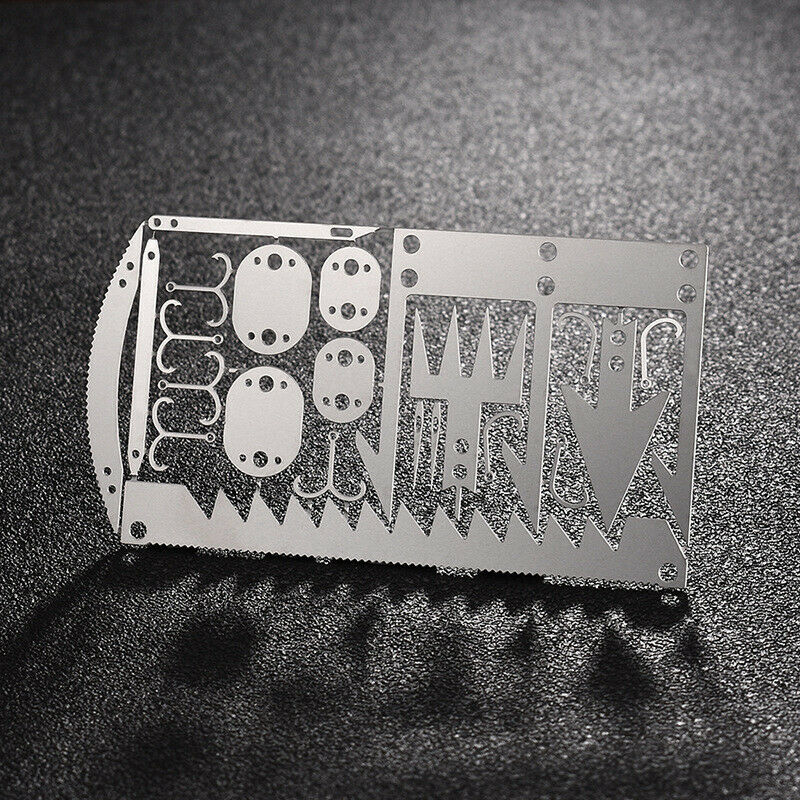 22 In 1 Survival Card-Multi Purpose Pocket Tool Steel Fishing Hunting ToolsFCA