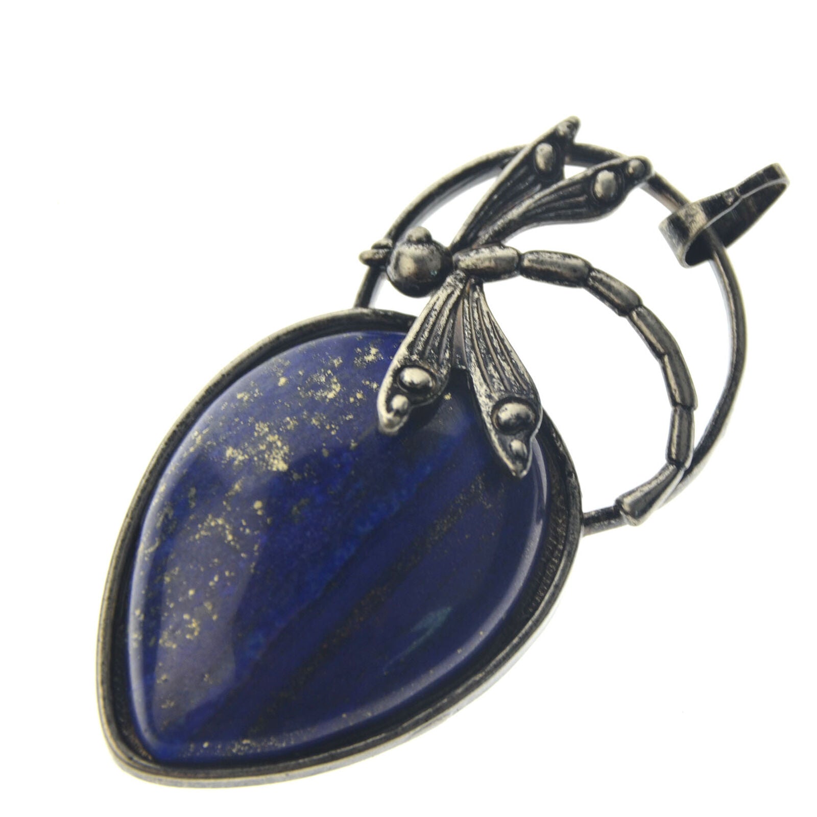 Fashion Amethyst Stone bead Energy Reiki Chakra Dragonfly Amulet Pendant