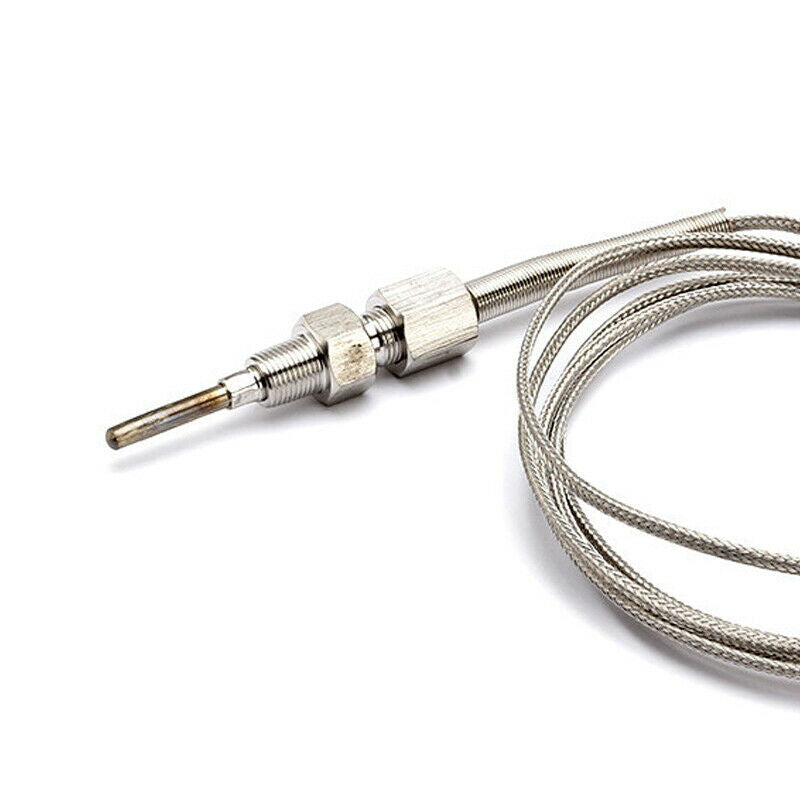 Exhaust Gas Temperature Sensor Cable Auto Temp Gauge Probe Sensors 1/8NPT Thread
