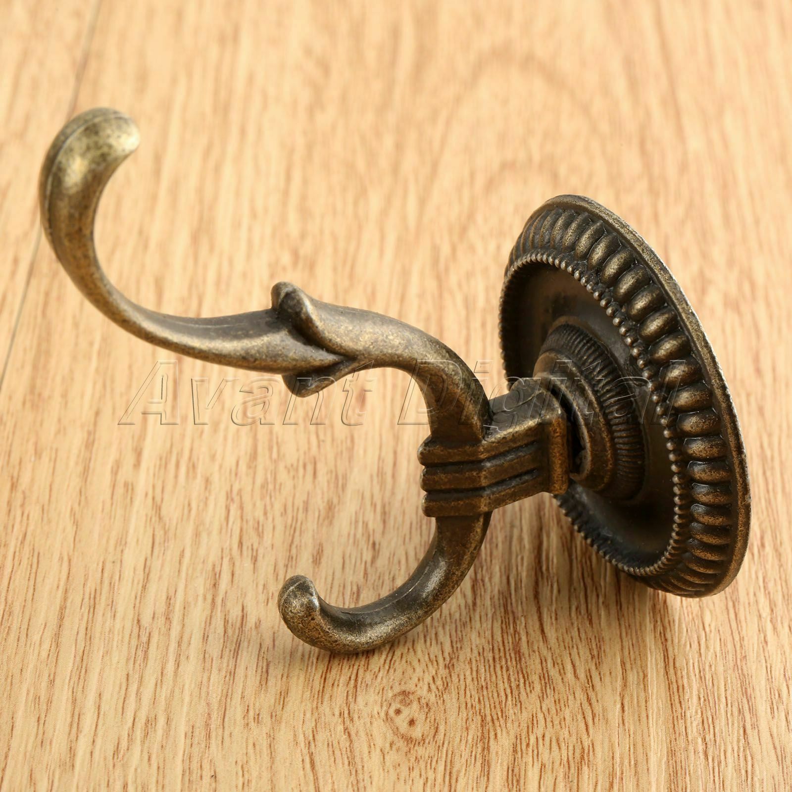 75*63*44mm Furniture Cloth Hat Hanging Hook Retro Bathroom Wall Door Hanger 1Pc