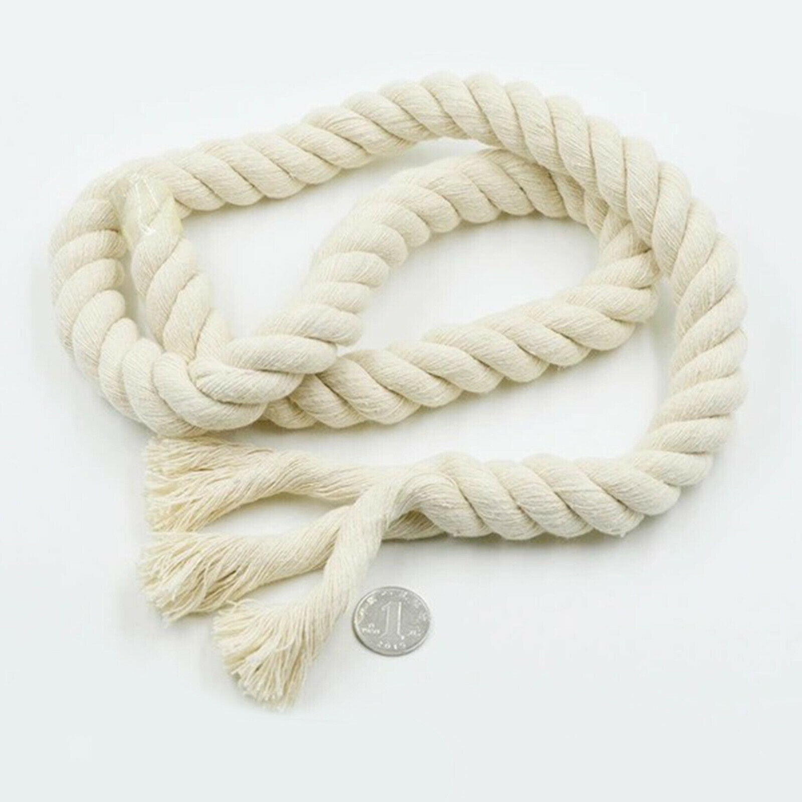 Cotton Twisted Cord DIY Macrame String Rope Textile Tapestry Coaster Accs