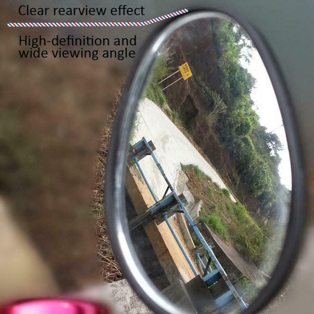 Bicycle Rear View Mirror 360 Degree MTB Handlebar Rearview Plane Mirror @