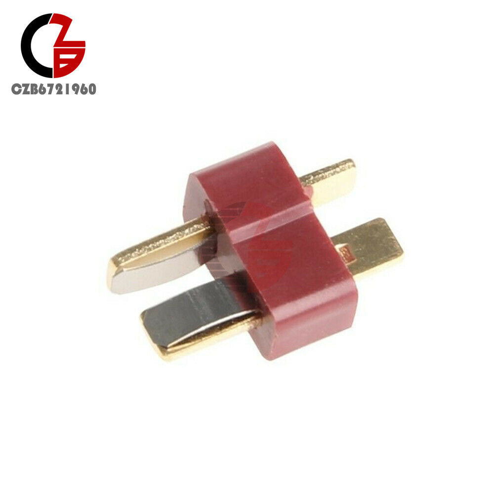 20Pcs Ultra T-Plug Connectors Deans Style +20*Shrink Tubing for RC LiPo Battery