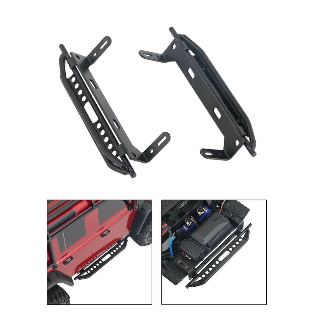 1 pair Metal Side Pedal For TRX4 Bronco 1:10 RC Crawler Accessories Parts