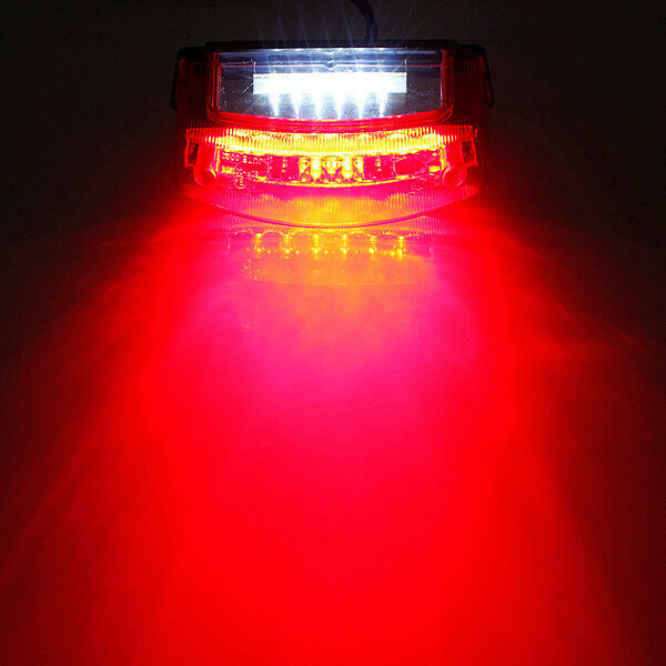 Universal 12V 21 LED Motorcycle Rear Tail Brake Light License Number Plate Lamp