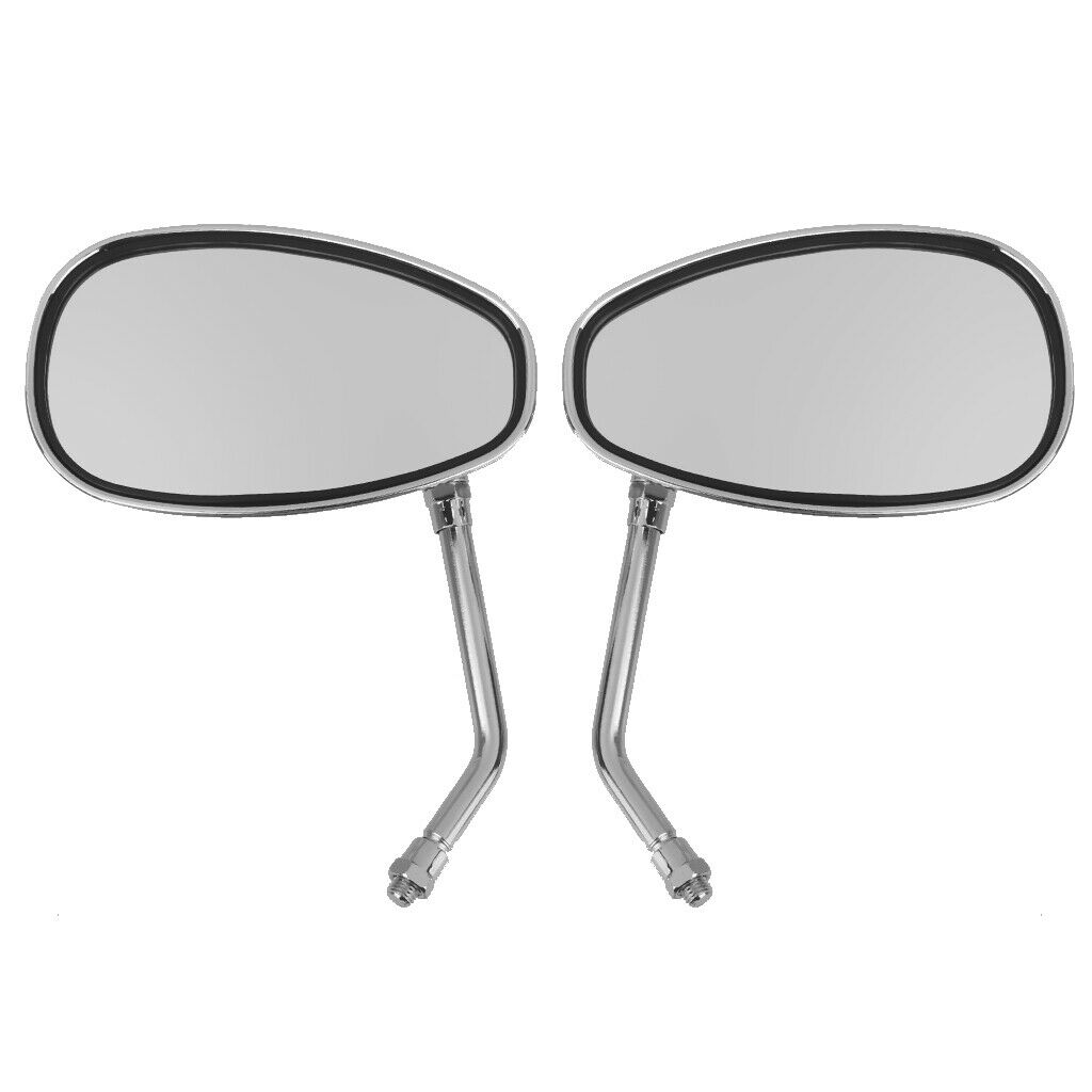 Universal 10mm Side Rear View Mirrors For Motorcycle Scooter Motorbike