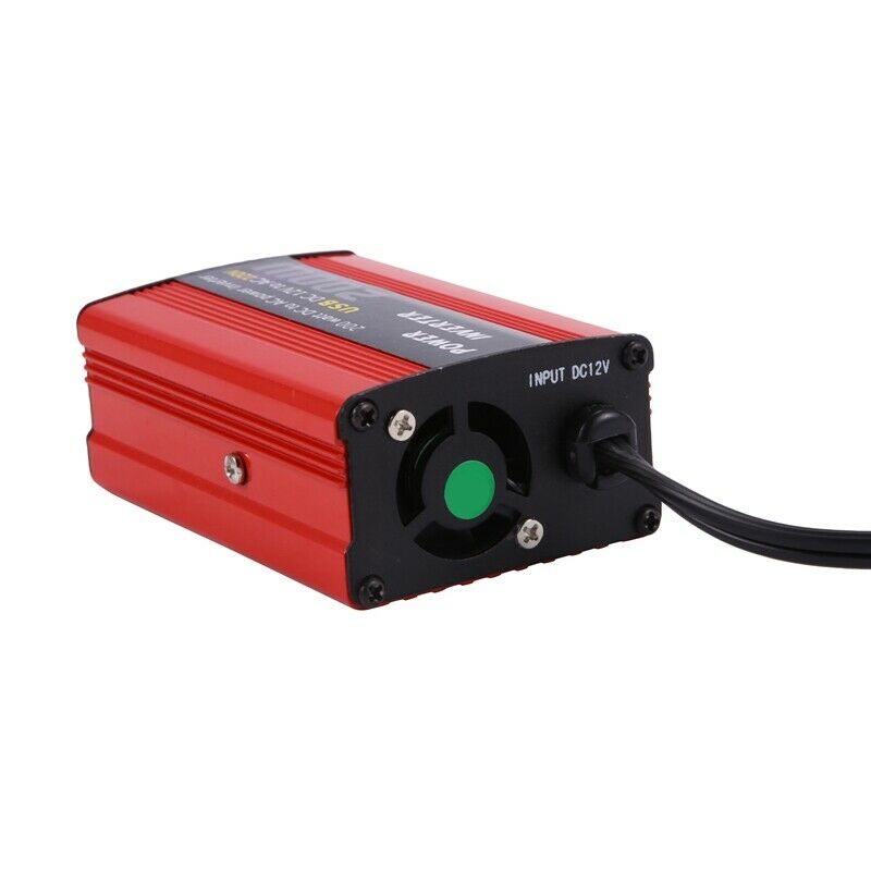 200W Car Power Inverter Dc 12V To Ac 220V Converter Dual Usb Charger Adapter CT3
