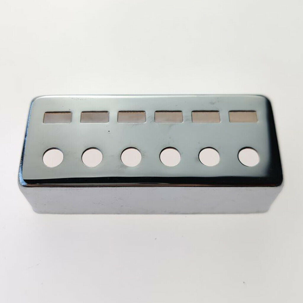 1pc Mini Brass Humbucker Pickup Cover 12 Holes 50mm for Guitar Parts Chrome