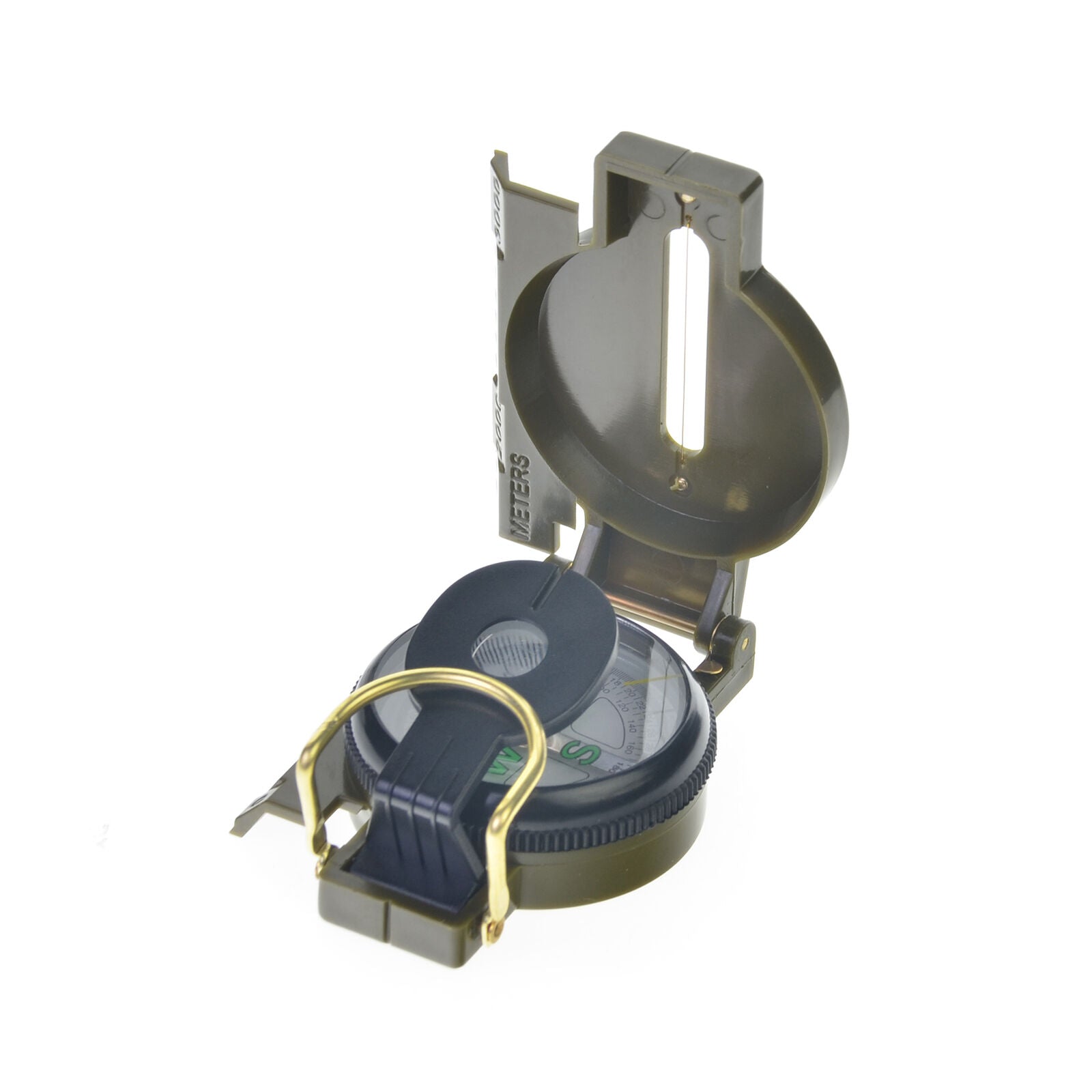 Pocket Outdoor Military Army Hiking Camping Lens Survival Lensatic Mini Compass