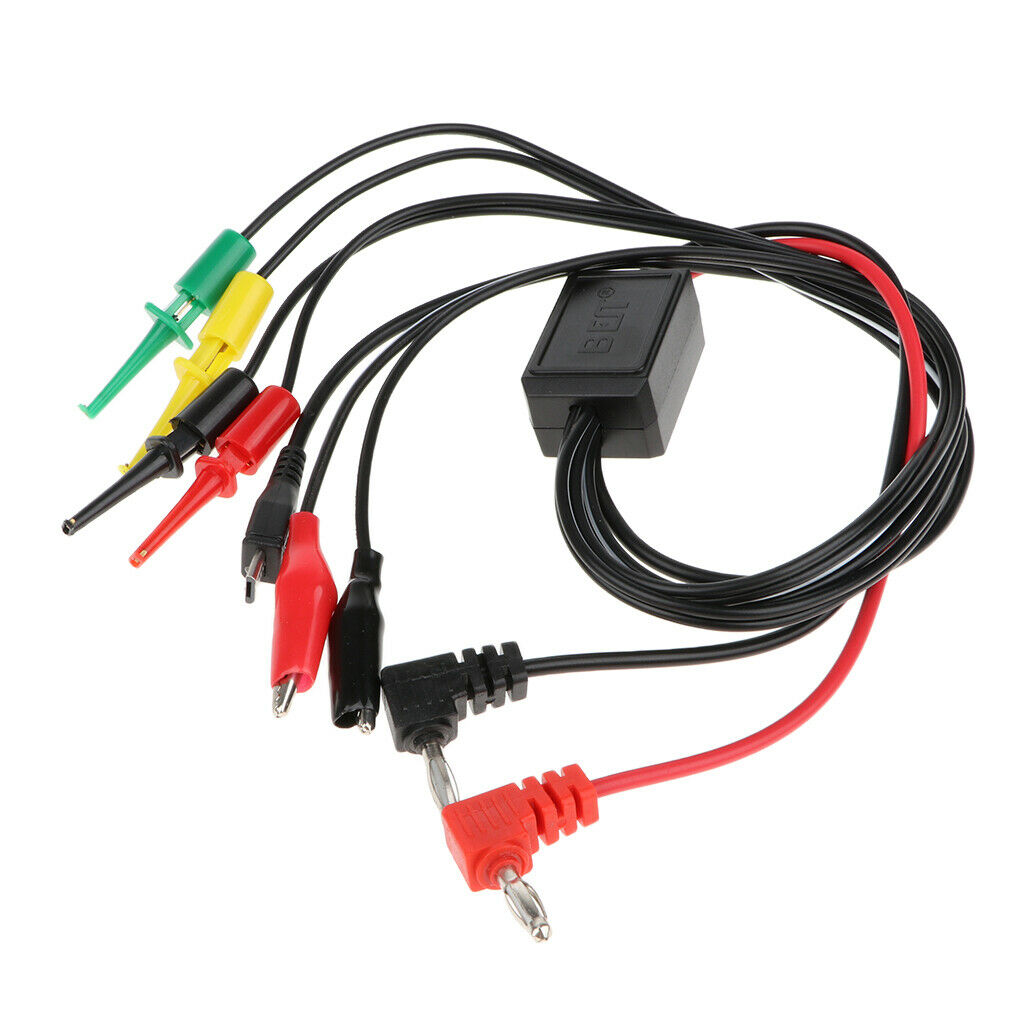 Multi Test  Kit Alligator Hook Banana Plug Clip Cables For Cell Phone