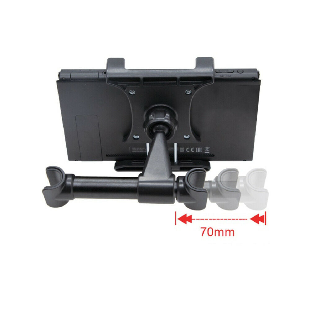 For NS Switch Console iPad Smart Phone and Tablet Headrest Car Adjustable Holder