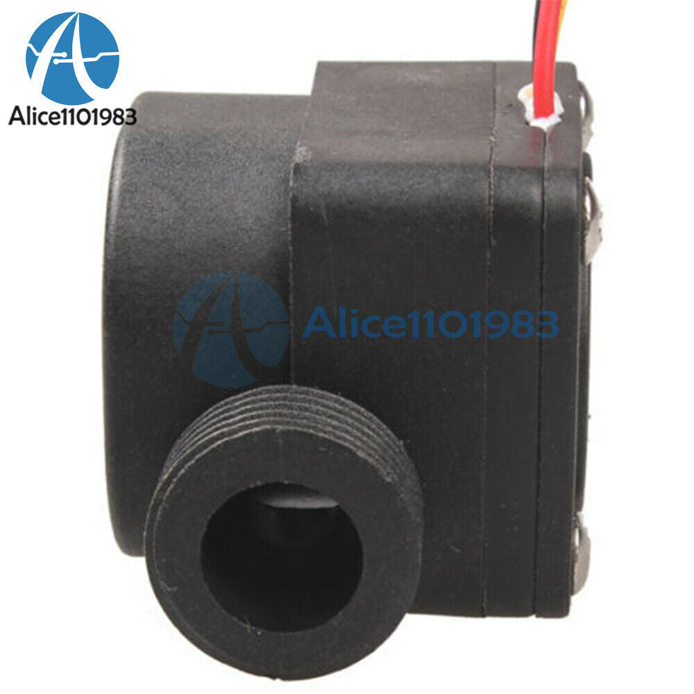 2PCS G1/2 Water Flow Sensor Fluid Flowmeter Switch Counter 1-30L/min Meter