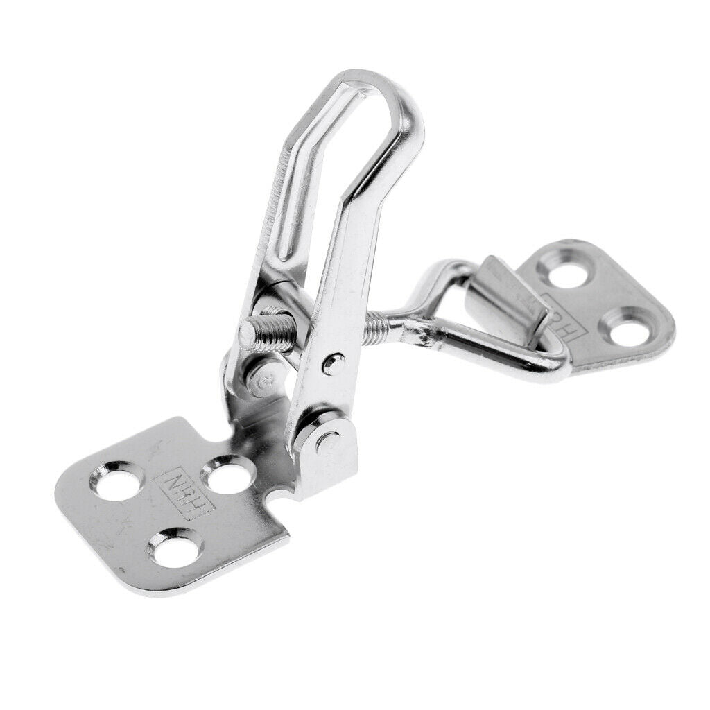 Snap Clamp Door Latch, Heavy Duty Stainless Steel Marine Gate Latches