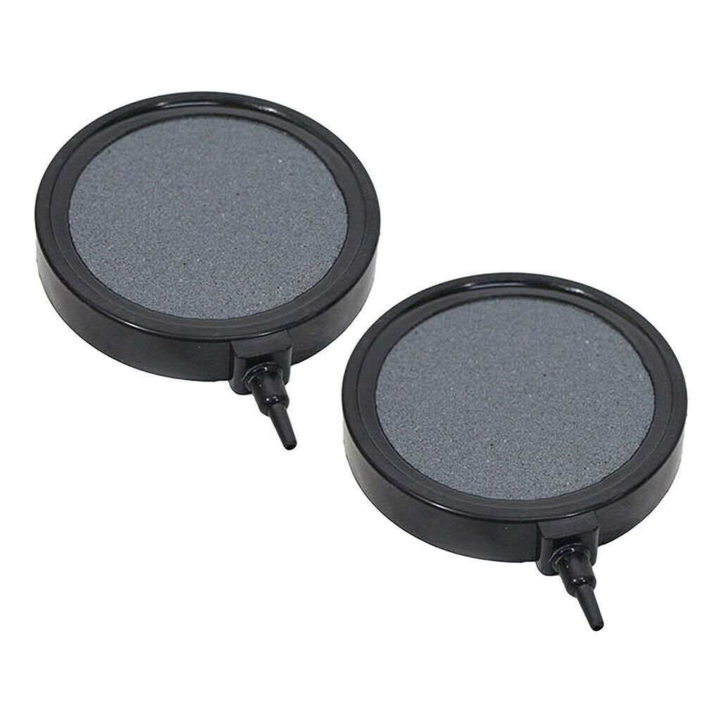 2pcs Aquatic Air Stone Air Disk Air Curtain Aerator for Aquarium Fish Tank