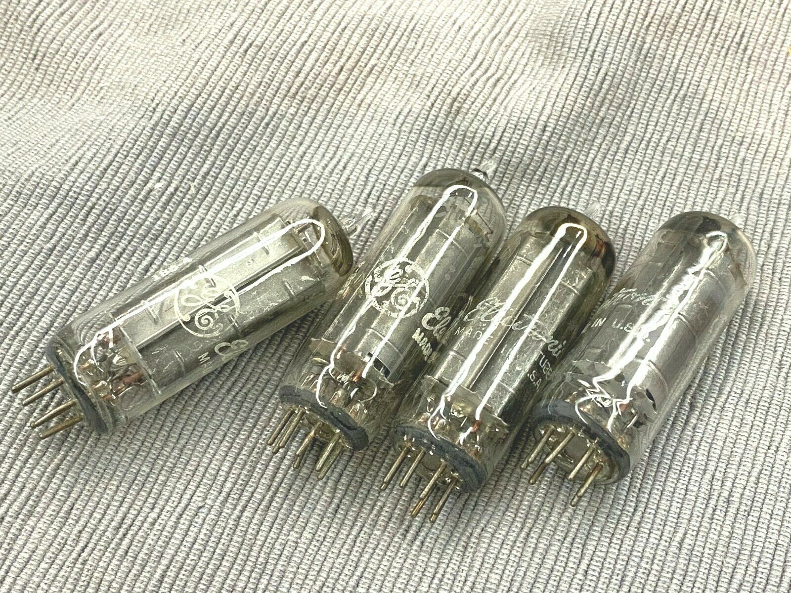 4pcs - GE 50C5  Vacuum tube - Untested