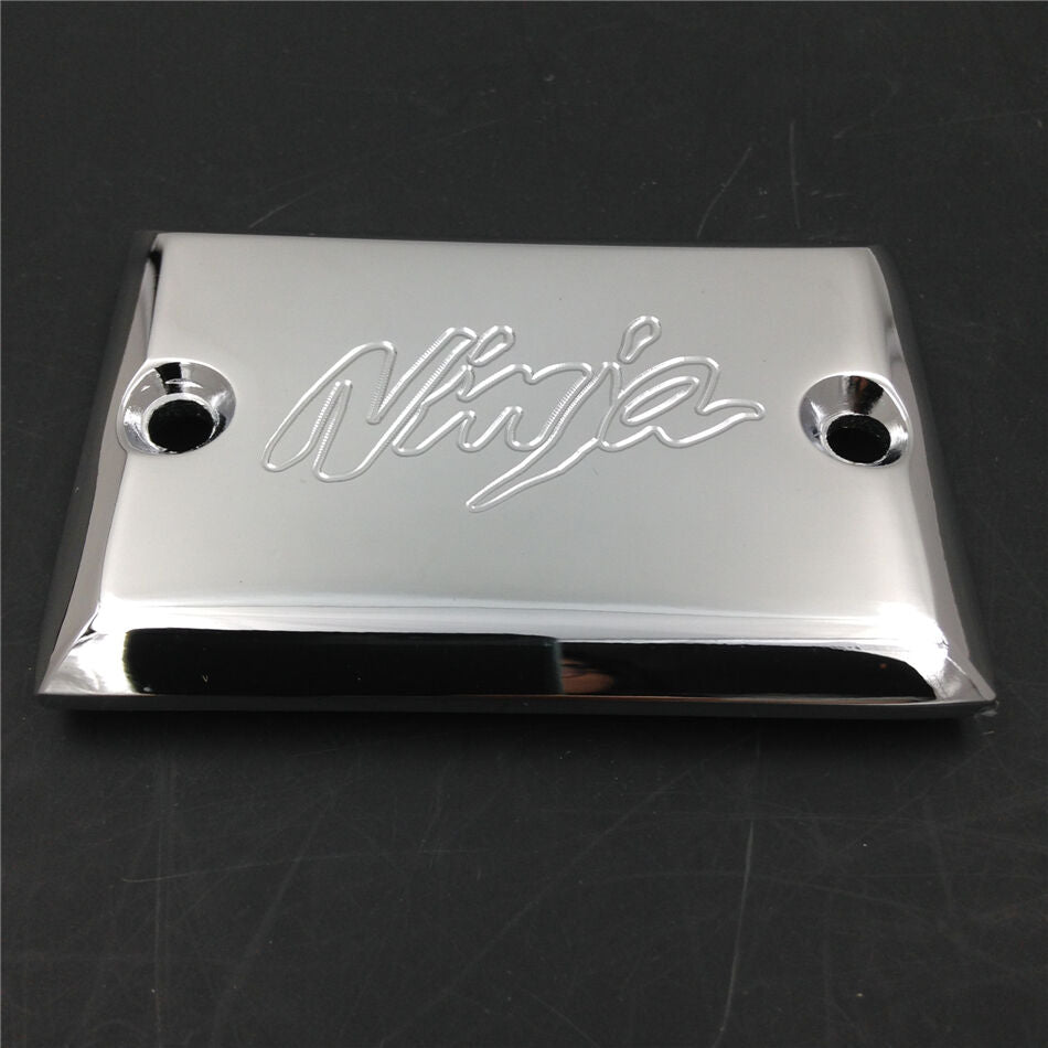 chrome Master Cylinder Cap for Kawasak Ninja 250 500 650R ZX600 ZZR600 ZX6 12R