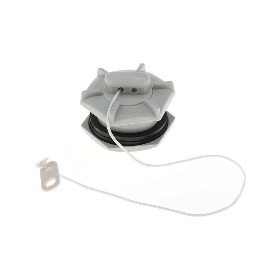 Universal Inflatable Boat Air Valve Adaptor Replacement with Pull Cord