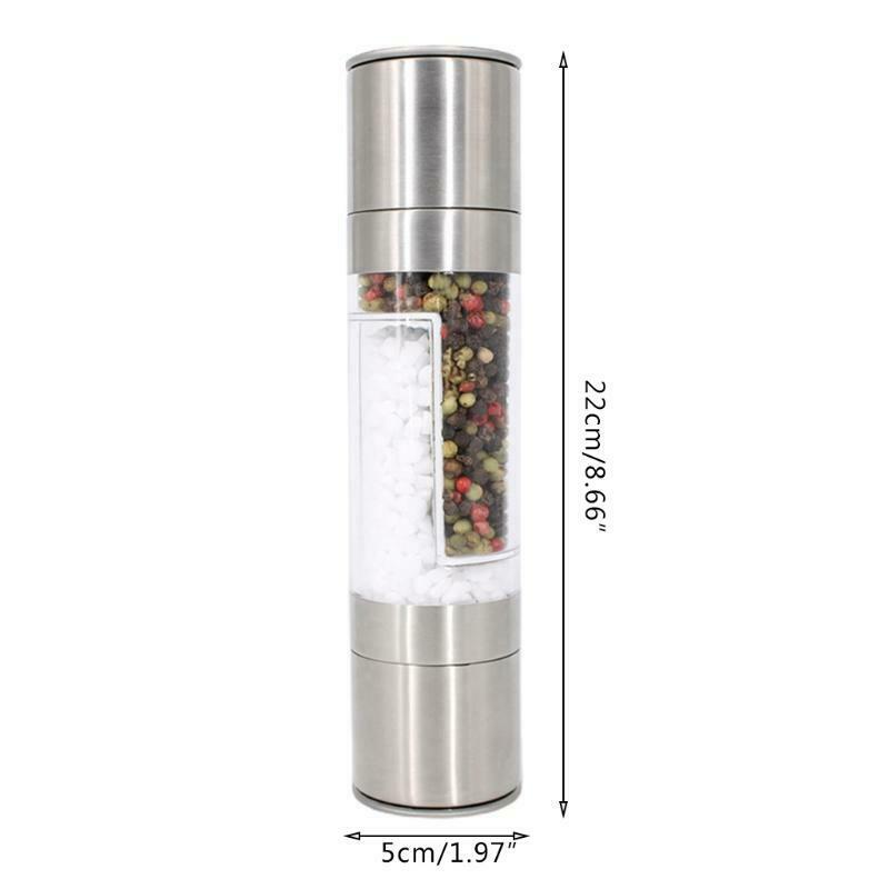 Manual Grinding Pepper Salt Mills Grinder Durable Kitchen Seasoning Tools