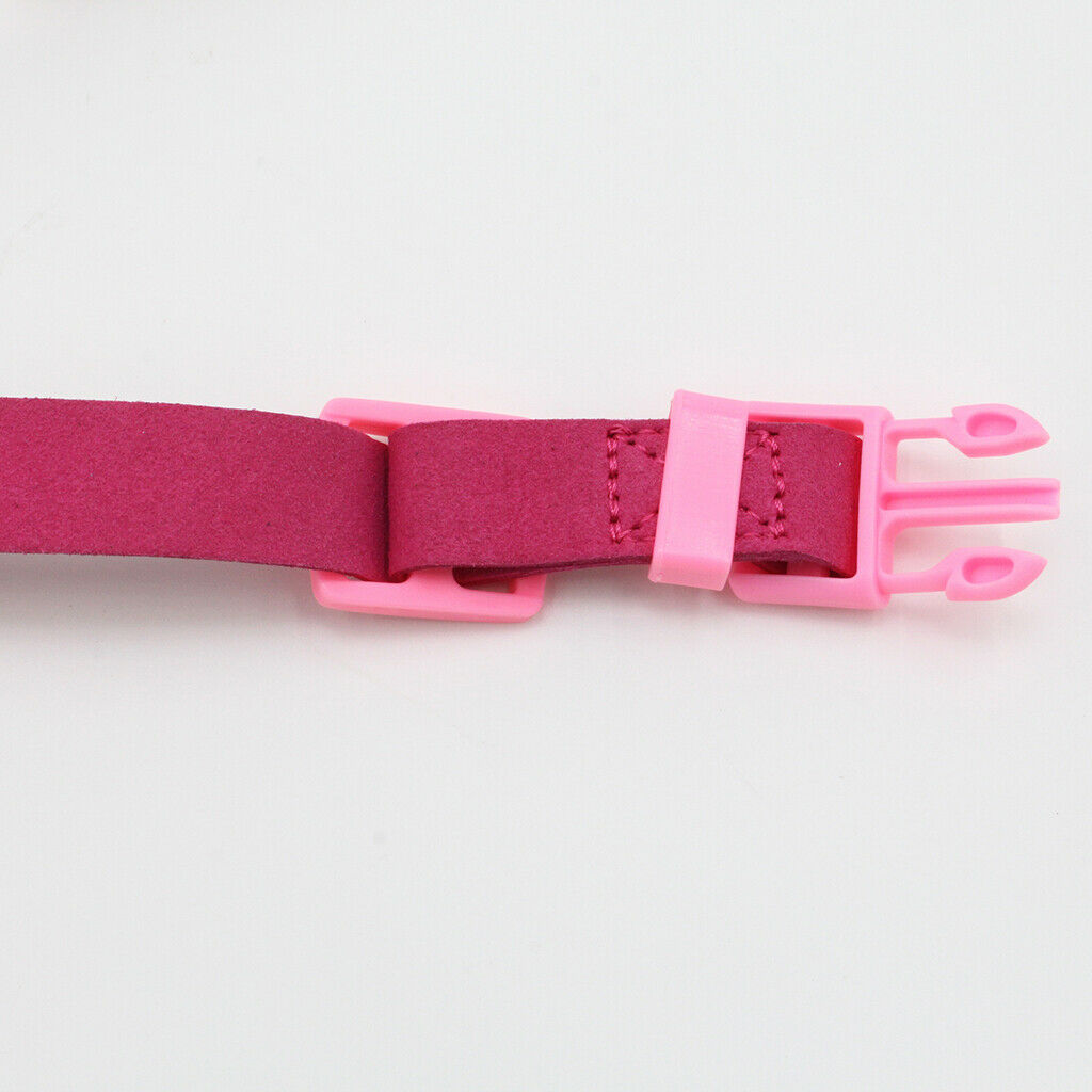 HP052 Adjustable Pet Dog Vest Harness Puppy Leash Training Collar Rose Red-M