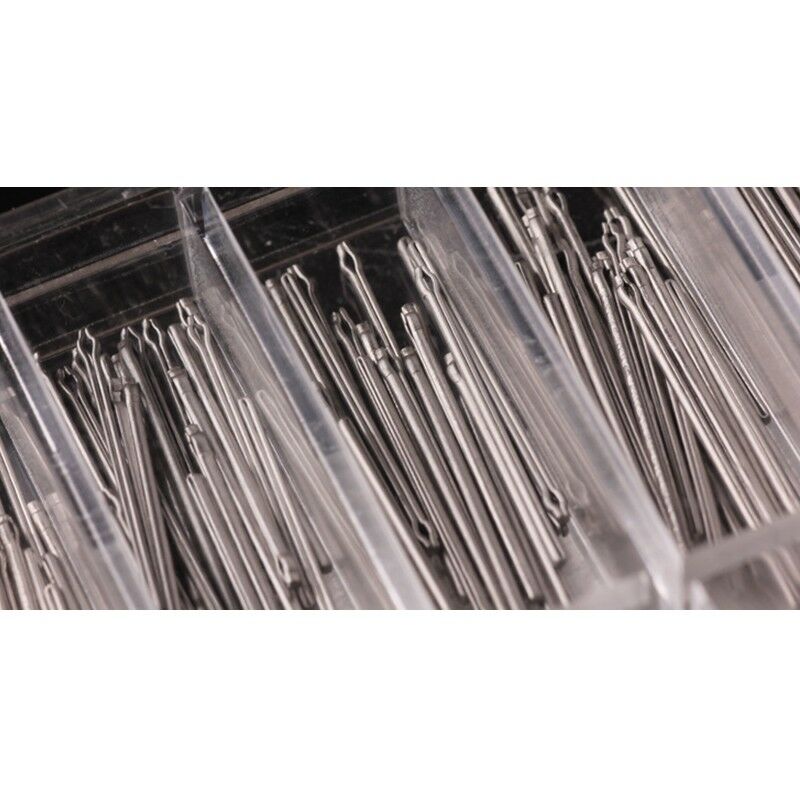 360Pcs Boxed Split Pin Fastener Clip Hairpin Tungsten Steel Needle Pin 6--23Mm