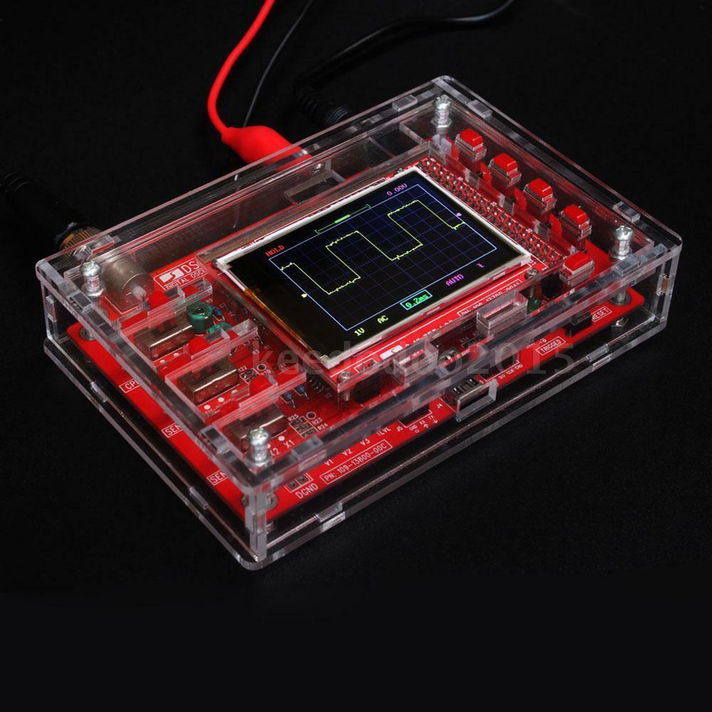 Clear Acrylic Case Box Shell for DSO138 2.4" TFT Digital Oscilloscope New