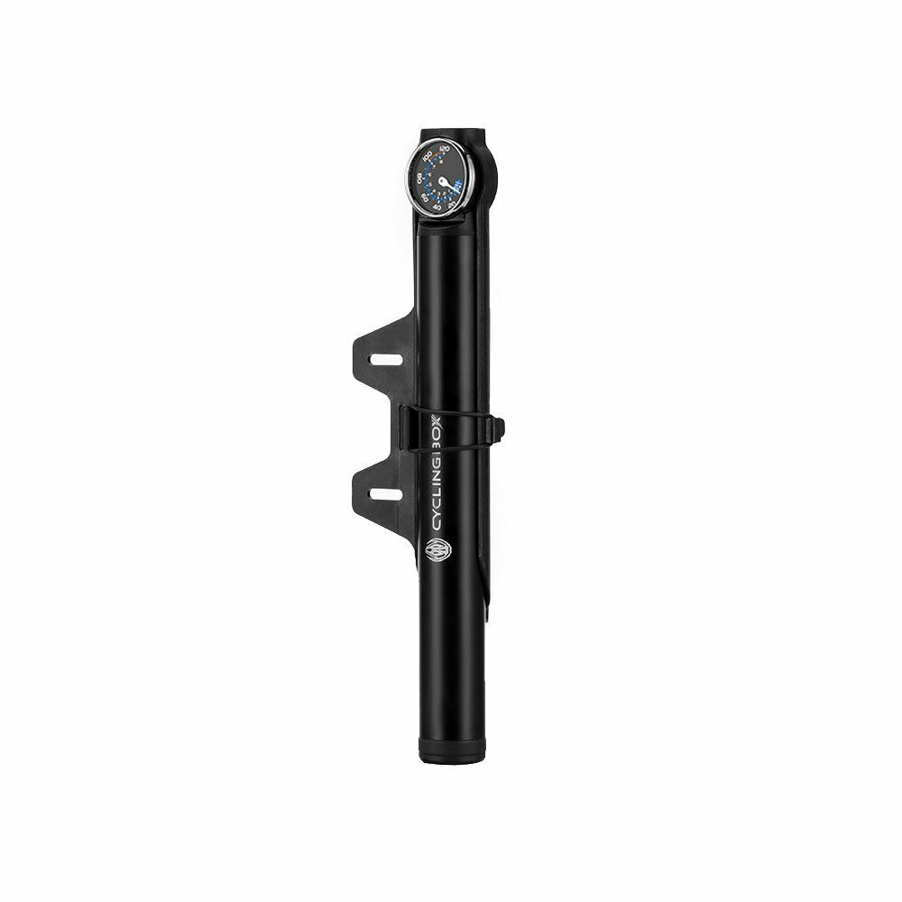 Bike Electric High-Pressure Pump 120PSI Schrader Presta Valve For Bicycle Black