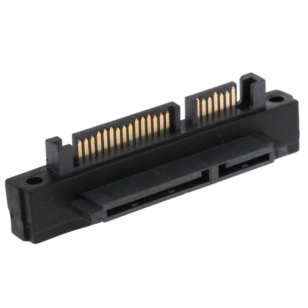 90 Degree SAS SATA Male 22Pin Extension Adapter Card Convertor Connector
