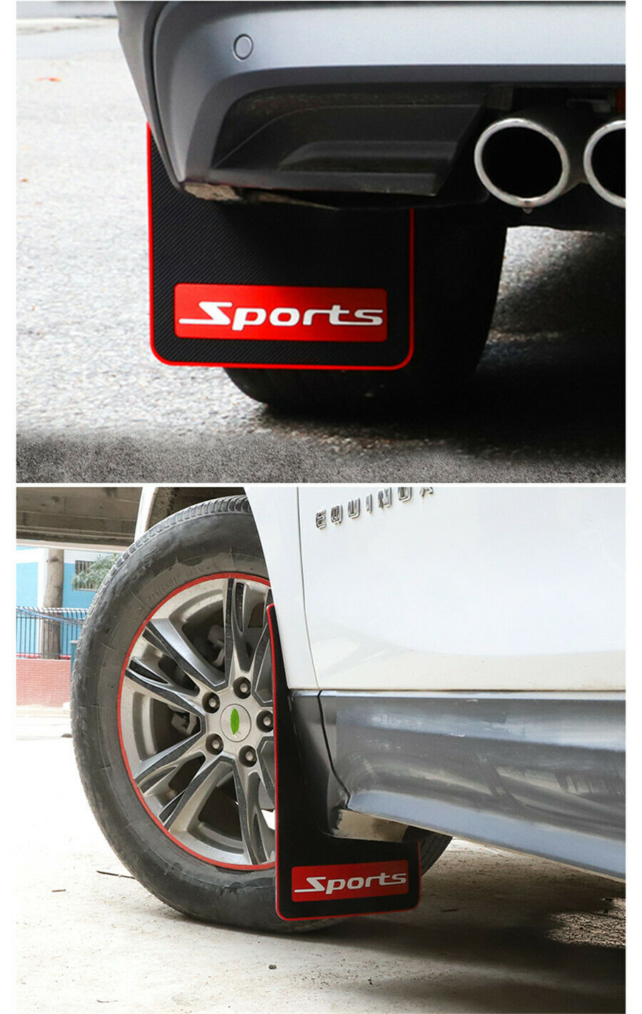 2PCS Car Mud Flaps Mudguards Splash Guards Fenders Universal Cars Trucks SUV