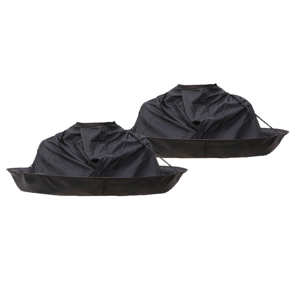 2x Professional Hair Cutting Cape Hair Catcher Umbrella Cloak Salon Barber