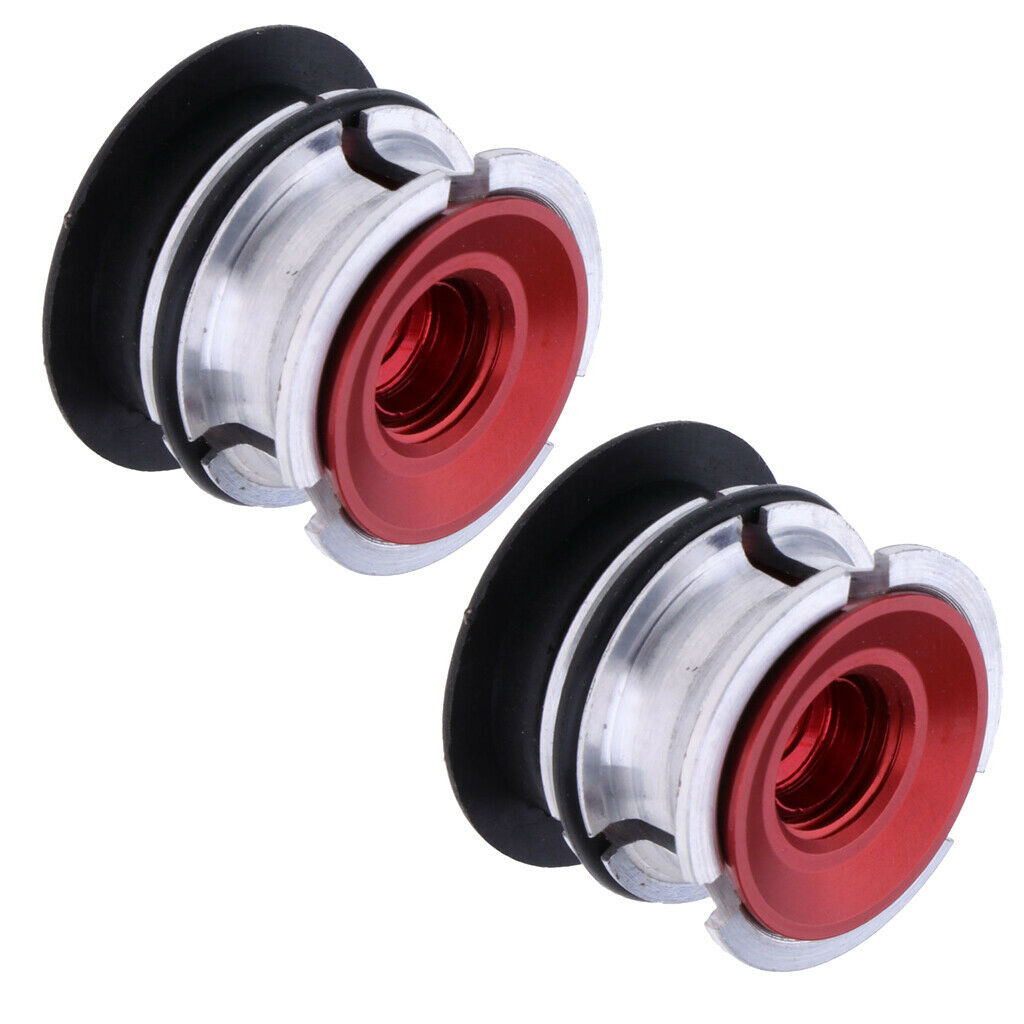 2PCS  BIKE THREADLESS HEAD ASSEMBLY STAR NUT 1 1/8 INCH NEW