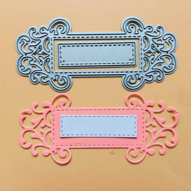 Flower Frame Metal Cutting Dies Stencil Scrapbooking DIY Album Stamp Paper Card