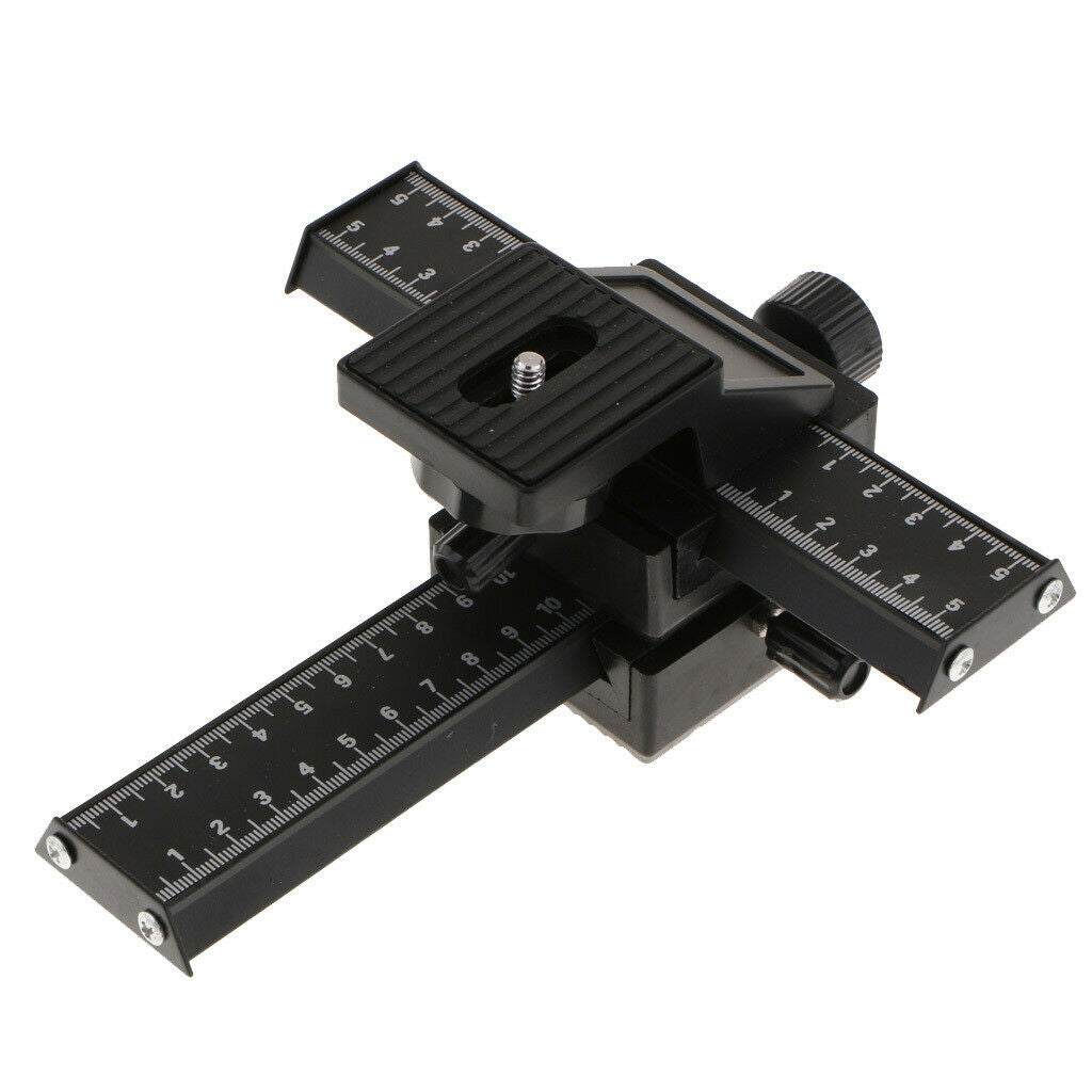 4-way Macro Focusing Focus Rail Slider   Shooting Gimbal fro DSLR