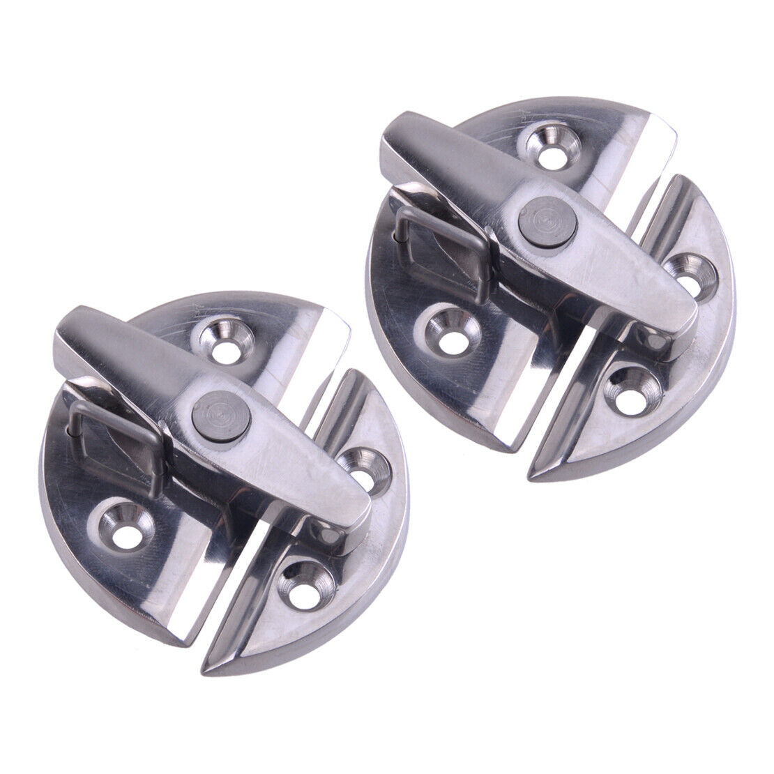 2x Stainless Steel Marine Boat Deck Hatch Door Catch Latch Twist Lock Latch Unit