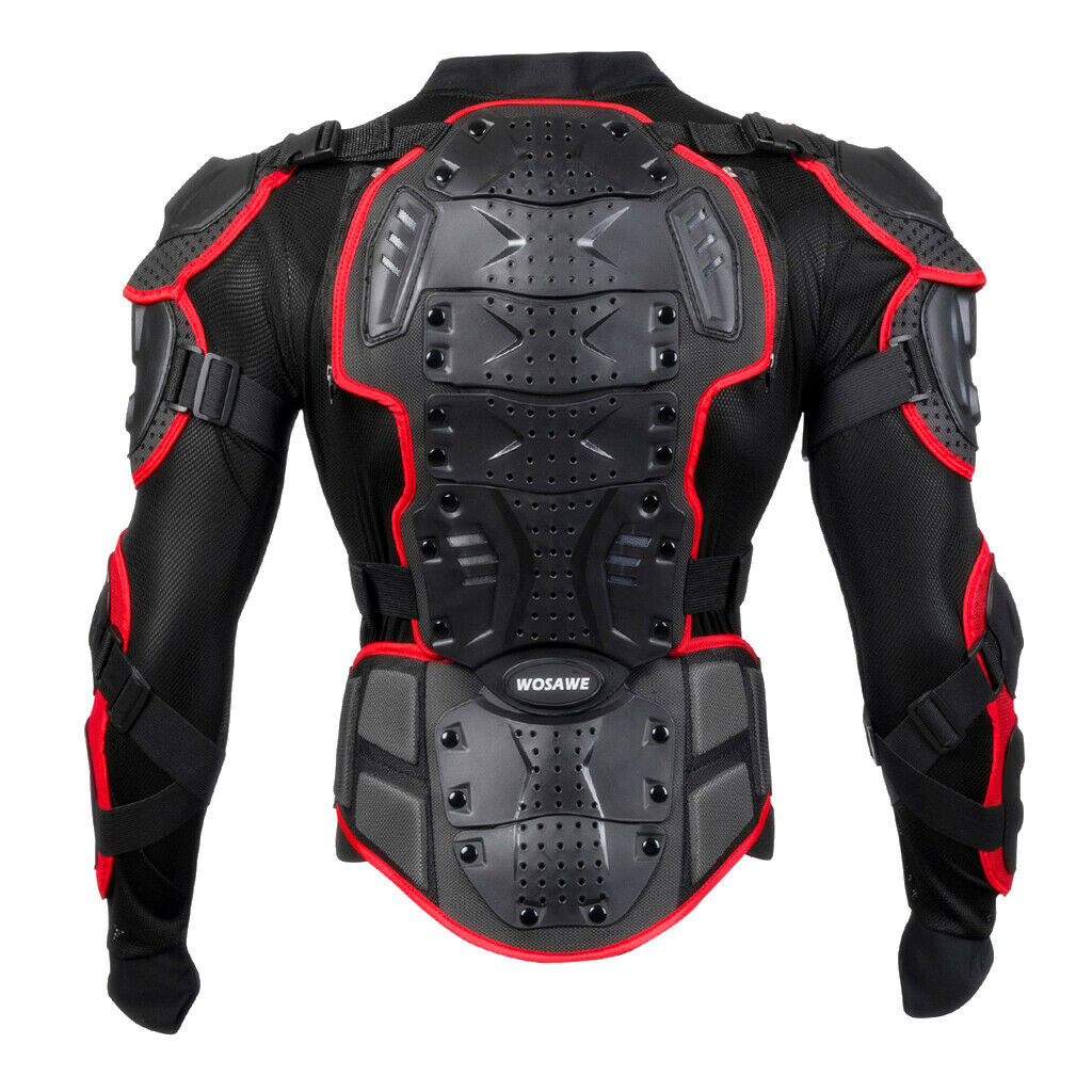 Motorbike Jacket Motocross for Cycling Skiing Snowboarding Skating Red M