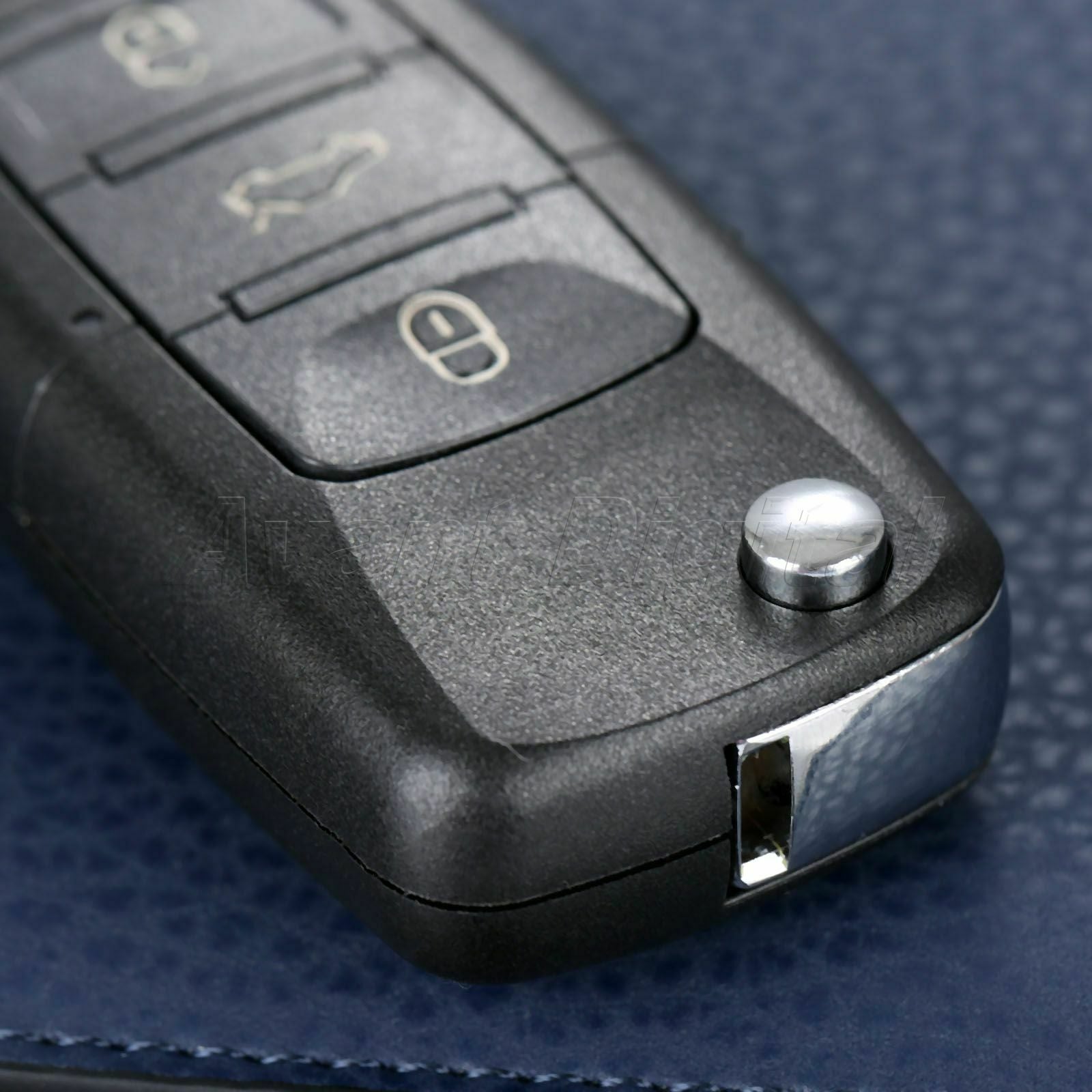 3 Buttons Folding Flip Car Remote Key Shell Case For  Golf Passat Polo Bora