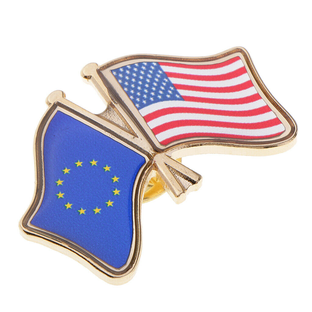 Souvenir Country Flag Badge National Pride Flag Badge Brooch Unisex Gifts,