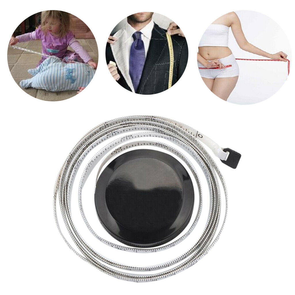 Mini Retractable 1.5 Meter Pocket Size Tape Measure for Body Fabric Sewing
