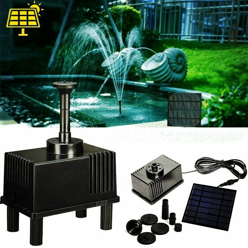 180L/H Solar Power Fountain Submersible Water Pump Garden Pond Pool Bath Outdoor