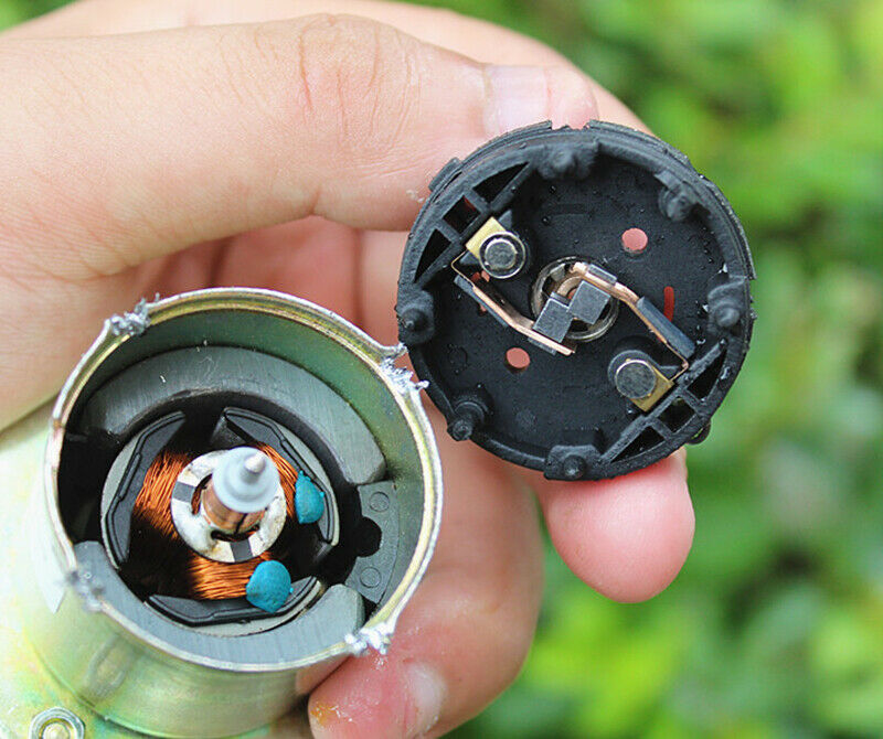 DC 24V regulator adjusts the gear motor full metal box ball bearing carbon brush