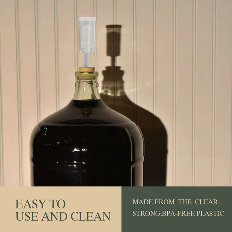 2PCs Homebrew Air Lock Wine Ferment Carboy Bucket Air Lock for Homebrew B.l8