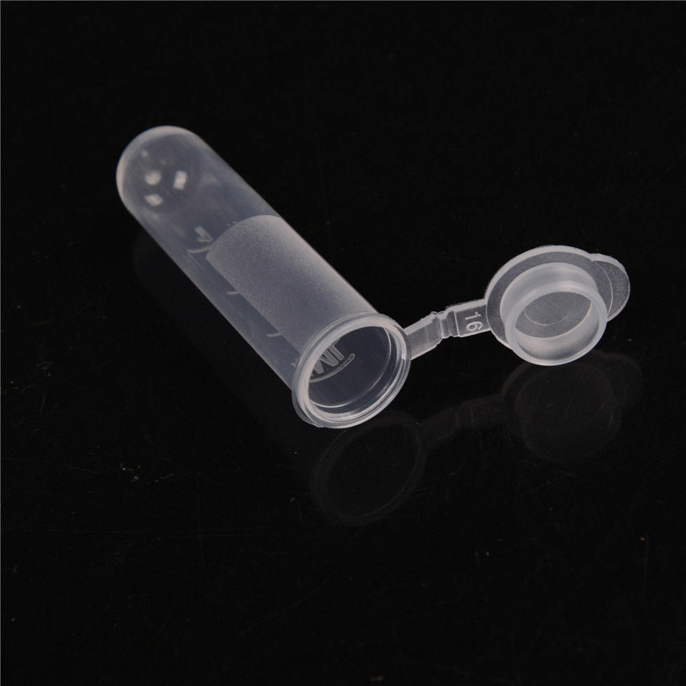 30x 5ml Plastic Centrifuge Test Tube Vial Container With Sealing Screw Cap