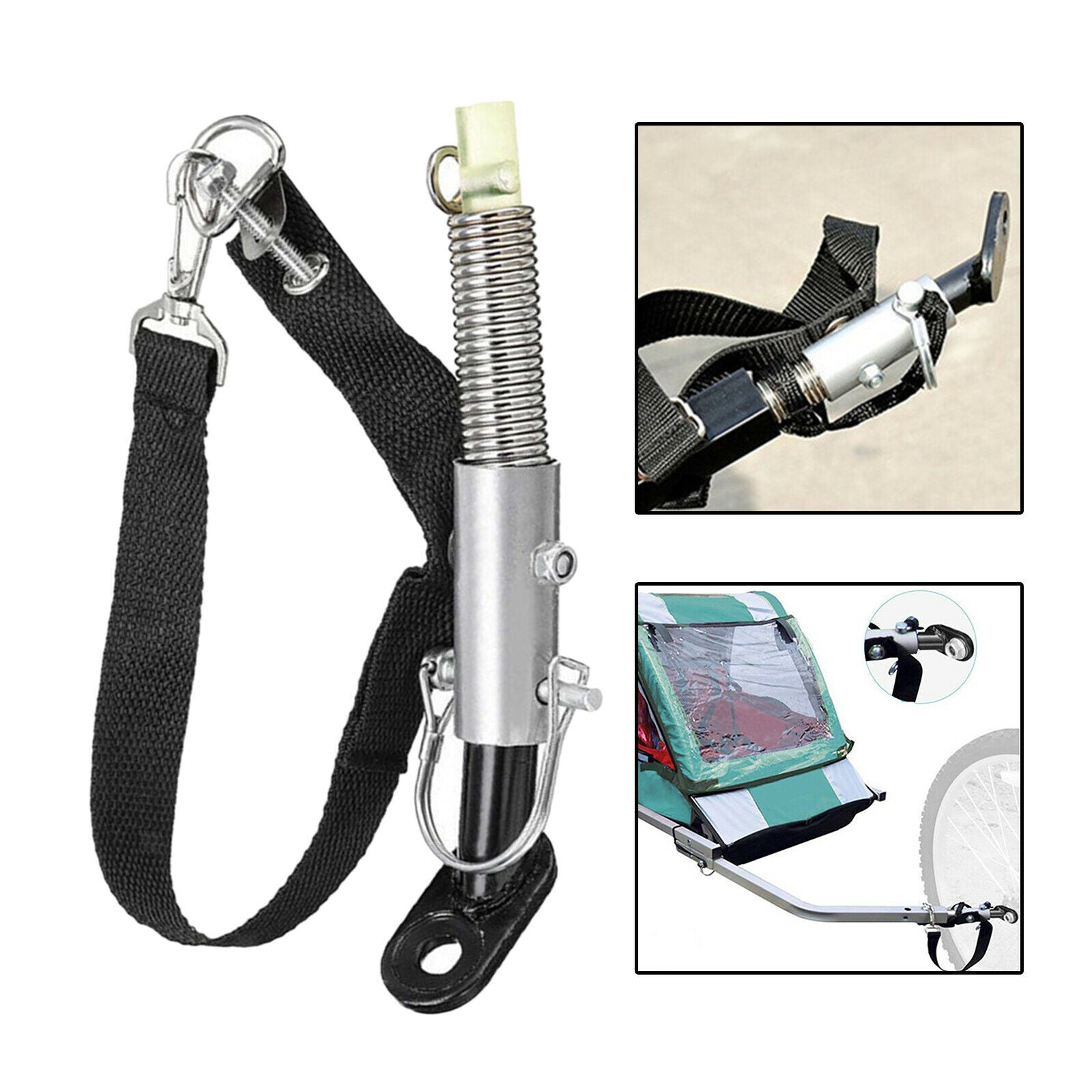 Bike Trailer Hitch Linker Connector Coupler Bicycle Trailer Carry Adapter
