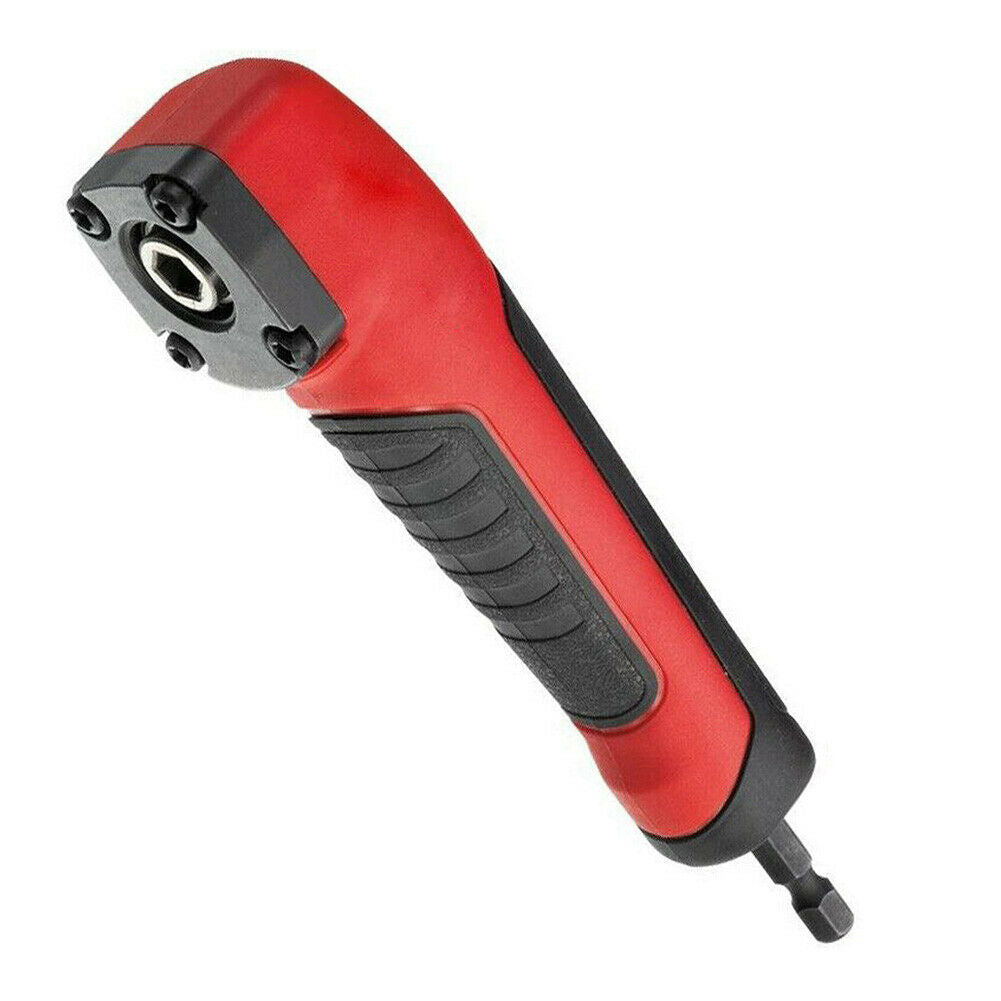 90°Right Angle Drill Adapter Extension Screwdriver Socket Holder Attachment Tool