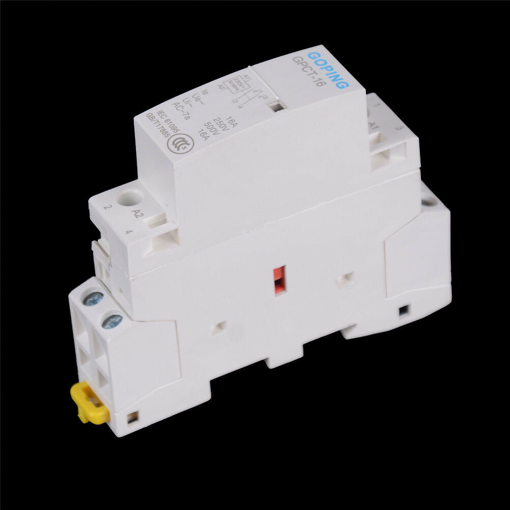 2P 16A 220V/230V 50/60HZ Din rail Household ac contactor A Tt