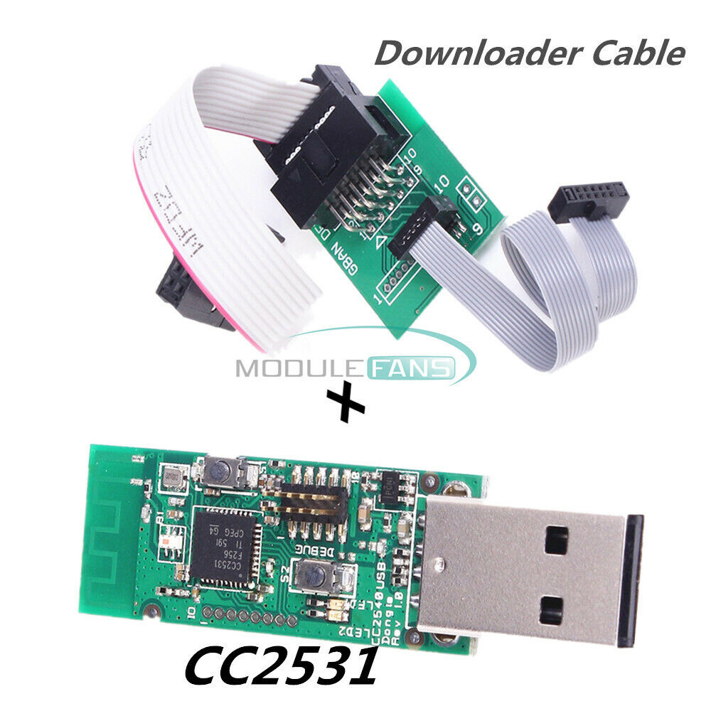 Bluetooth 4.0 CC2531 Sniffer Protocol Board USB Interface +Downloader for Zigbee