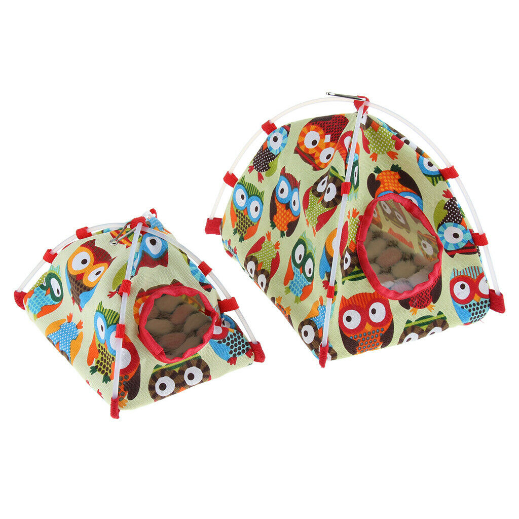 2 Size Bird Hammock, Parrot Hanging Tent, Bird Nest, Cage Decor for Small and