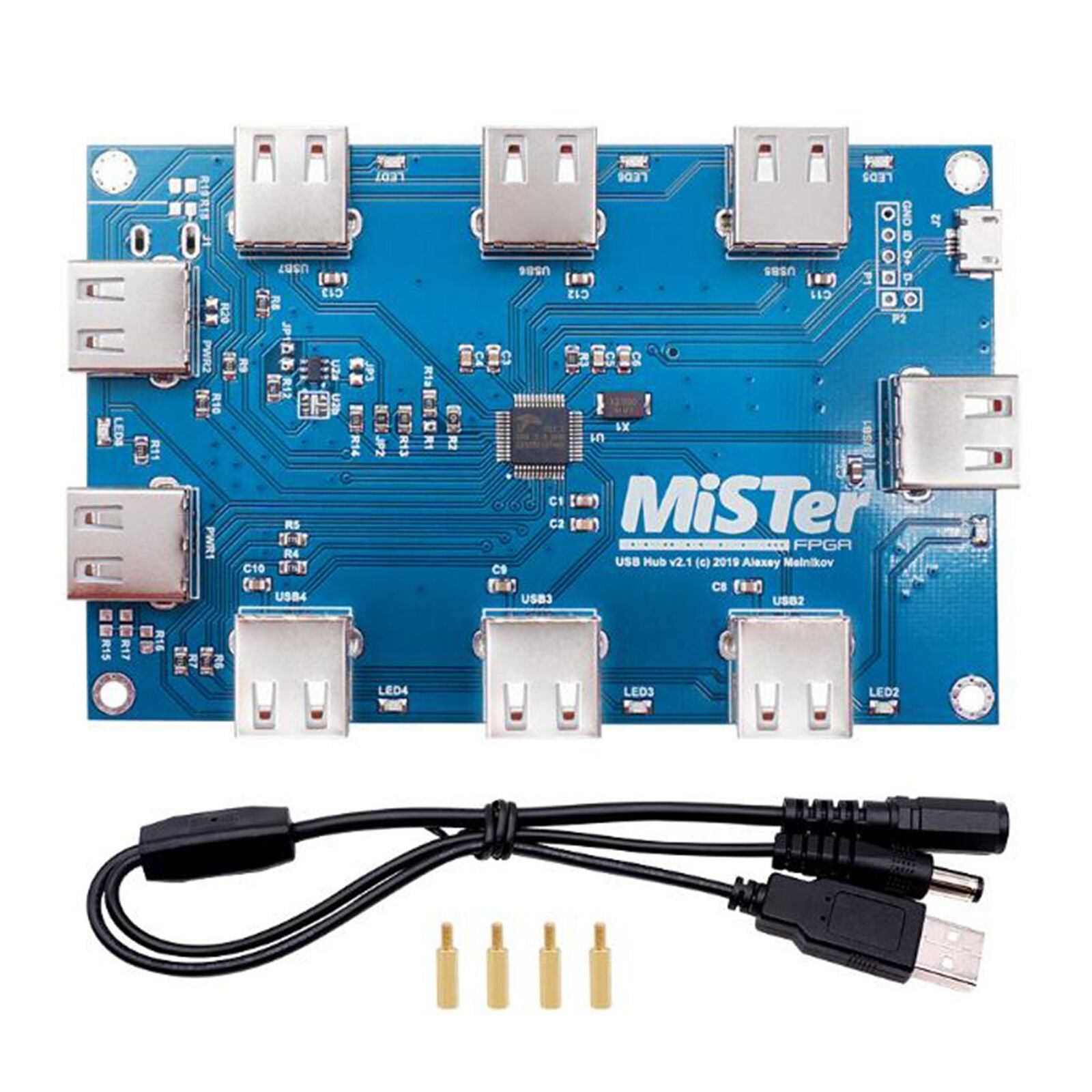 Suitable for Mister USB Manual Solde Hub V2.1 Board for Mister Fpga 7 USB